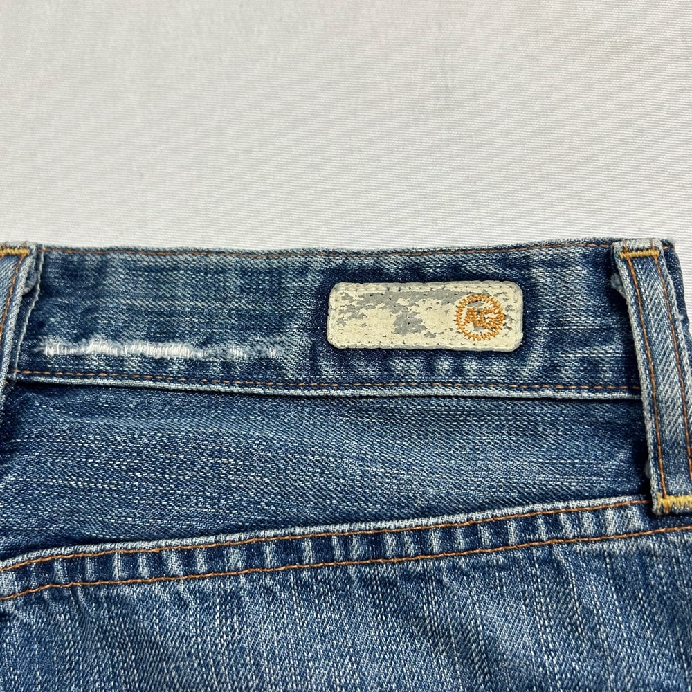 AG Adriano Goldschmied Ex Boyfriend Crop Distressed Jeans Women’s 24 R Mid Rise - Picture 4 of 12